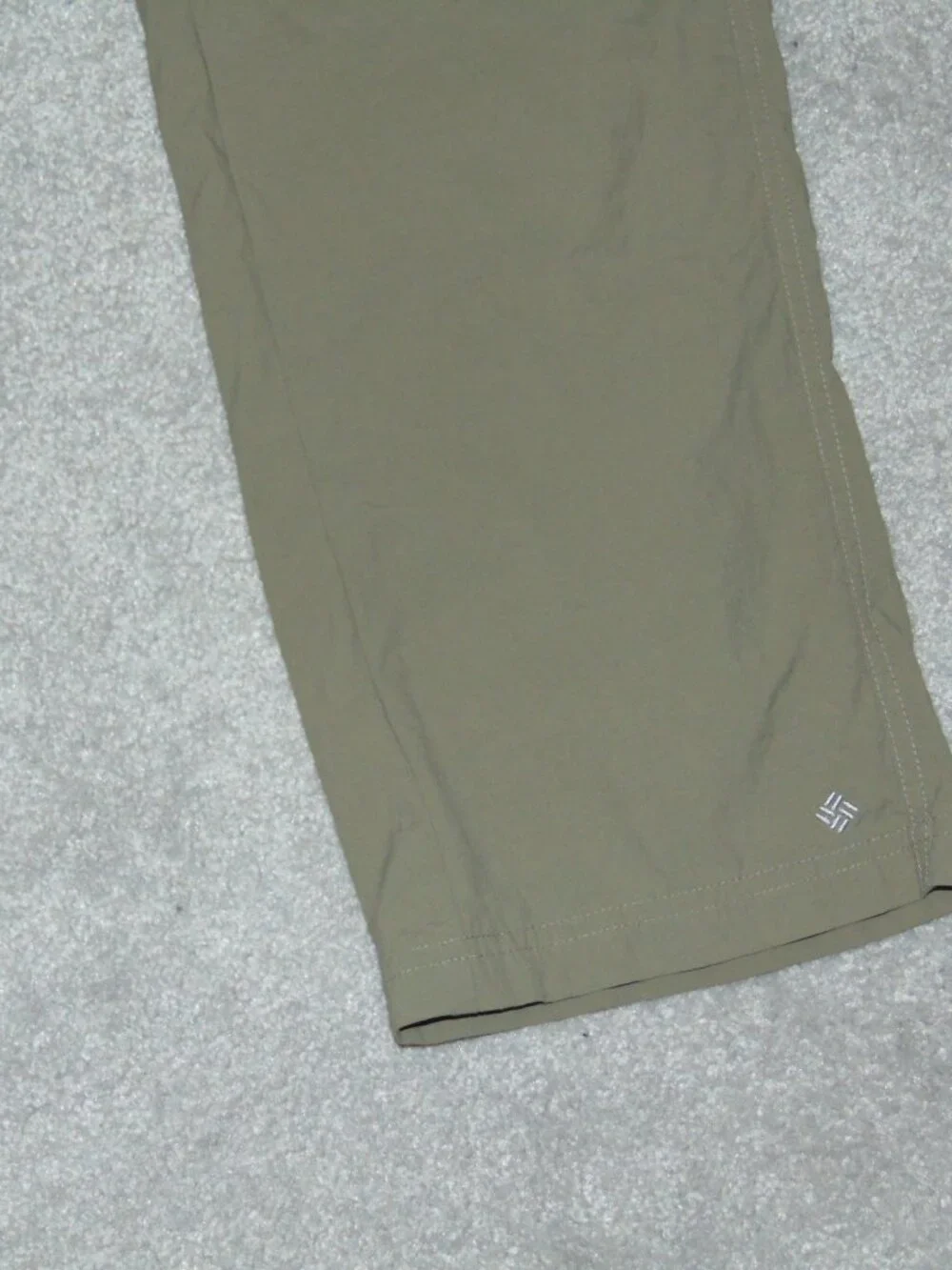 Columbia Silver Ridge II Convertible Men Pant 32X34 Green Omni-Wick